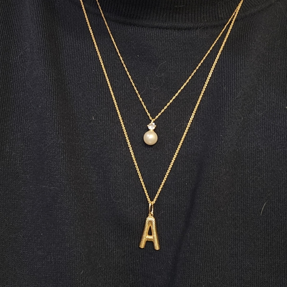 Mejuri Jewelry - Mejuri Bold Initial Necklace "A"